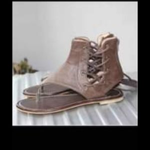 Leather sandals womens